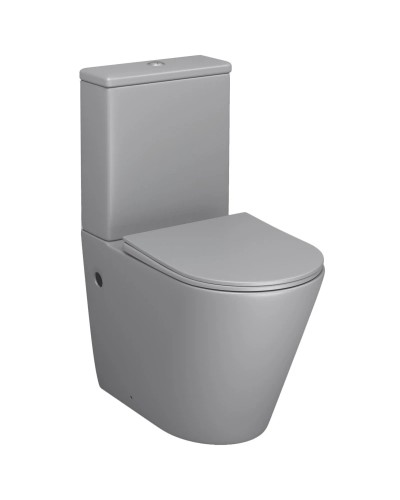 Унитаз-компакт безободковый с сиденьем микролифт Grossman GR-4480GLMS