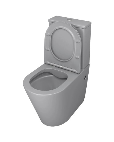 Унитаз-компакт безободковый с сиденьем микролифт Grossman GR-4480GLMS
