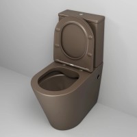 Унитаз-компакт безободковый с сиденьем микролифт Grossman GR-4480BRMS