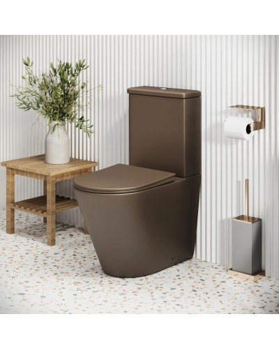 Унитаз-компакт безободковый с сиденьем микролифт Grossman GR-4480BRMS