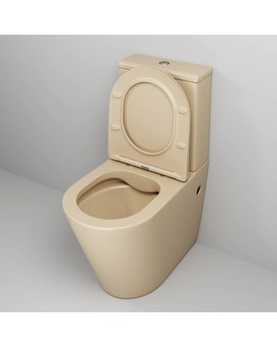 Унитаз-компакт безободковый с сиденьем микролифт Grossman GR-4480BEMS