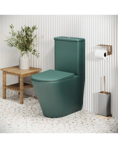 Унитаз-компакт безободковый с сиденьем микролифт Grossman GR-4480OLMS