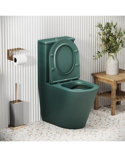 Унитаз-компакт безободковый с сиденьем микролифт Grossman GR-4480OLMS