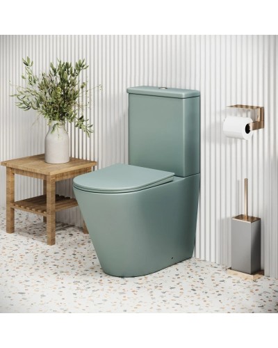 Унитаз-компакт безободковый с сиденьем микролифт Grossman GR-4480MNMS