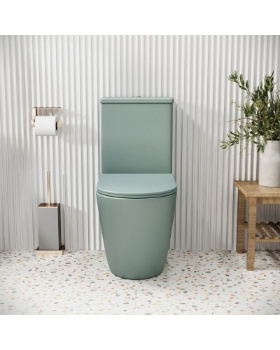 Унитаз-компакт безободковый с сиденьем микролифт Grossman GR-4480MNMS