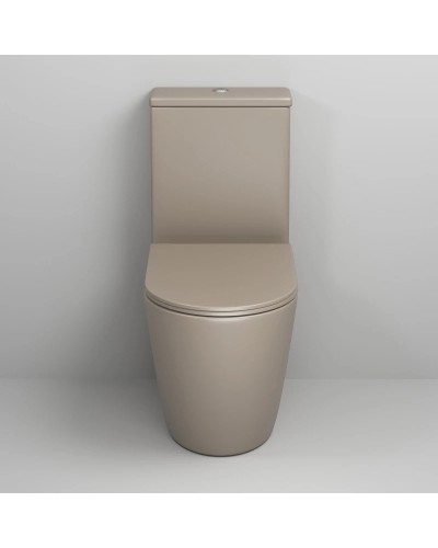 Унитаз-компакт безободковый с сиденьем микролифт Grossman GR-4480BRLMS