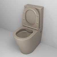 Унитаз-компакт безободковый с сиденьем микролифт Grossman GR-4480BRLMS