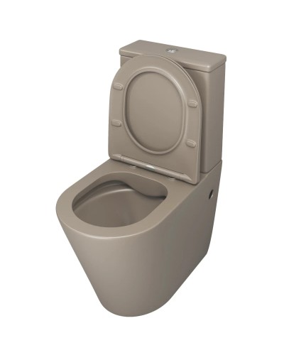 Унитаз-компакт безободковый с сиденьем микролифт Grossman GR-4480BRLMS