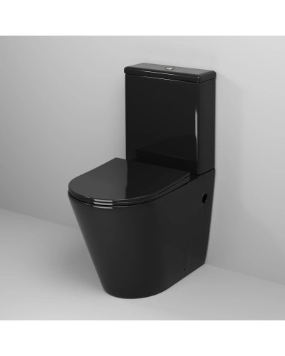 Унитаз-компакт безободковый с сиденьем микролифт Grossman GR-4480BS