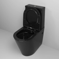 Унитаз-компакт безободковый с сиденьем микролифт Grossman GR-4480BS