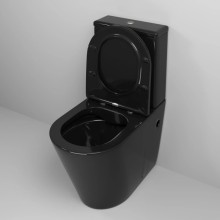 Унитаз-компакт безободковый с сиденьем микролифт Grossman GR-4480BS