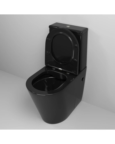 Унитаз-компакт безободковый с сиденьем микролифт Grossman GR-4480BS