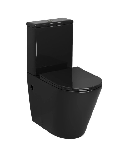 Унитаз-компакт безободковый с сиденьем микролифт Grossman GR-4480BS