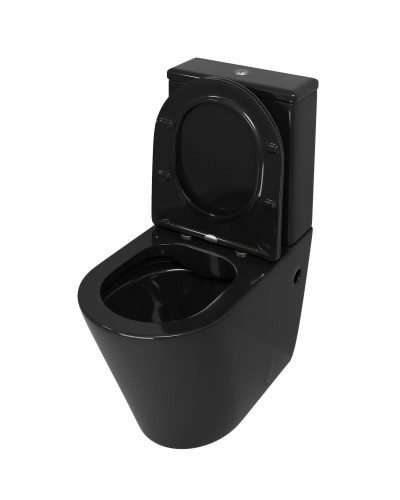 Унитаз-компакт безободковый с сиденьем микролифт Grossman GR-4480BS