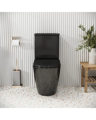 Унитаз-компакт безободковый с сиденьем микролифт Grossman GR-4480BS