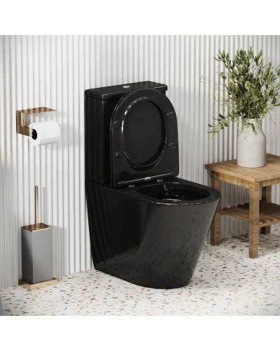 Унитаз-компакт безободковый с сиденьем микролифт Grossman GR-4480BS