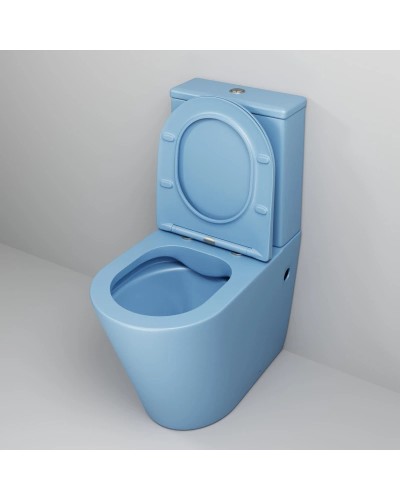 Унитаз-компакт безободковый с сиденьем микролифт Grossman GR-4480BSMS