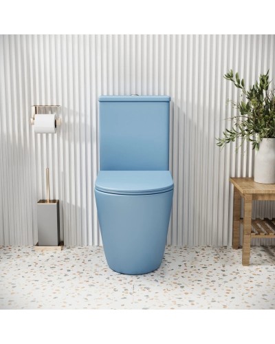 Унитаз-компакт безободковый с сиденьем микролифт Grossman GR-4480BSMS