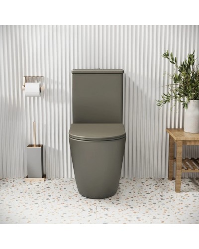 Унитаз-компакт безободковый с сиденьем микролифт Grossman GR-4480GSMS