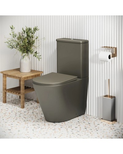 Унитаз-компакт безободковый с сиденьем микролифт Grossman GR-4480GSMS