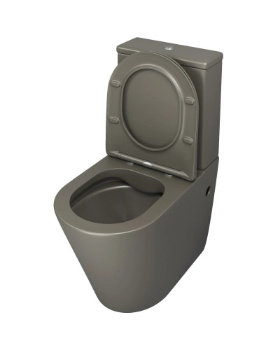 Унитаз-компакт безободковый с сиденьем микролифт Grossman GR-4480GSMS