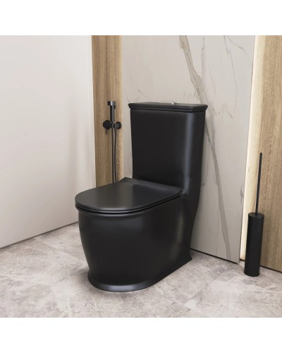 Унитаз-компакт безободковый с сиденьем микролифт Grossman GR-4492BMS