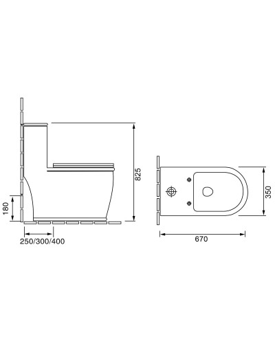 Унитаз-компакт безободковый с сиденьем микролифт Grossman GR-4492S