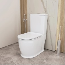 Унитаз-компакт безободковый с сиденьем микролифт Grossman GR-4492S