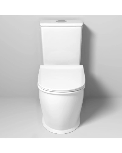 Унитаз-компакт безободковый с сиденьем микролифт Grossman GR-4492S