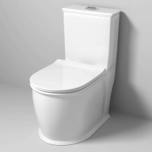 Унитаз-компакт безободковый с сиденьем микролифт Grossman GR-4492S