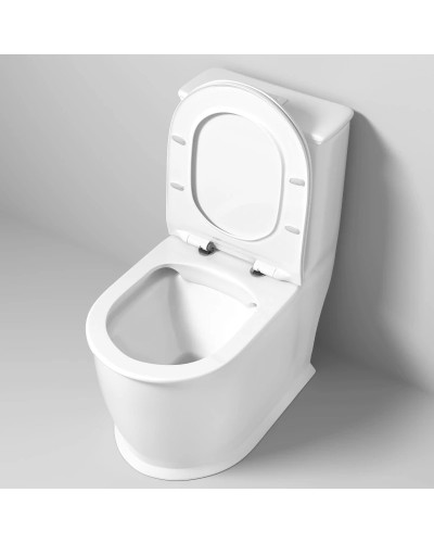 Унитаз-компакт безободковый с сиденьем микролифт Grossman GR-4492S