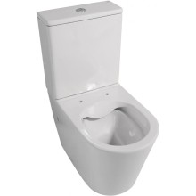 Унитаз-компакт безободковый с сиденьем микролифт Abber Bequem AC1112TMW