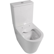 Унитаз-компакт безободковый с сиденьем микролифт Abber Bequem AC1112TMW