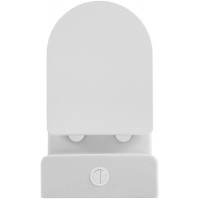 Унитаз-компакт безободковый с сиденьем микролифт Abber Bequem AC1112TMW