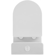 Унитаз-компакт безободковый с сиденьем микролифт Abber Bequem AC1112TMW