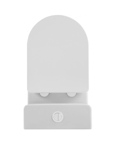 Унитаз-компакт безободковый с сиденьем микролифт Abber Bequem AC1112TMW