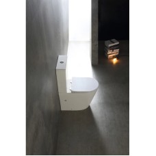 Унитаз-компакт безободковый с сиденьем микролифт SantiLine SL-5026