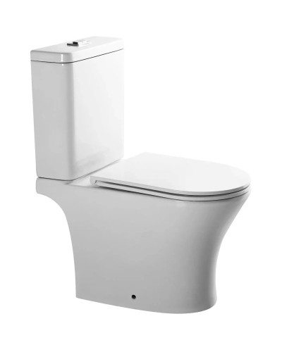 Унитаз-компакт безободковый с сиденьем микролифт GID Tr2181