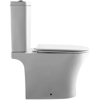 Унитаз-компакт безободковый с сиденьем микролифт GID Tr2181