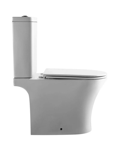 Унитаз-компакт безободковый с сиденьем микролифт GID Tr2181