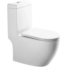 Унитаз-компакт безободковый с сиденьем микролифт GID Tr2205