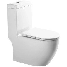 Унитаз-компакт безободковый с сиденьем микролифт GID Tr2205