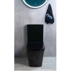 Унитаз-компакт безободковый с сиденьем микролифт GID Tr2170BL