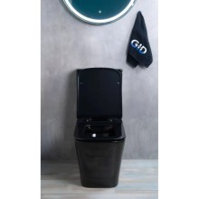 Унитаз-компакт безободковый с сиденьем микролифт GID Tr2170BL