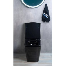 Унитаз-компакт безободковый с сиденьем микролифт GID Tr2170BL
