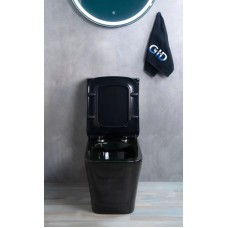 Унитаз-компакт безободковый с сиденьем микролифт GID Tr2170BL