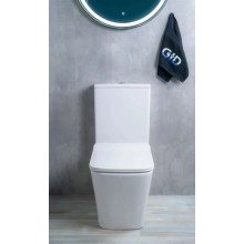 Унитаз-компакт безободковый с сиденьем микролифт GID Tr2170