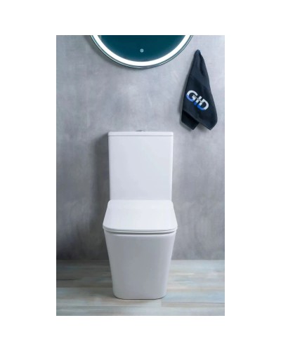 Унитаз-компакт безободковый с сиденьем микролифт GID Tr2170