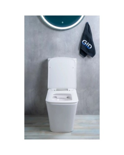 Унитаз-компакт безободковый с сиденьем микролифт GID Tr2170