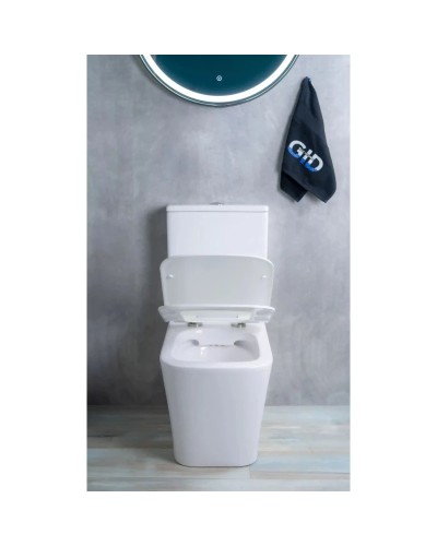 Унитаз-компакт безободковый с сиденьем микролифт GID Tr2170
